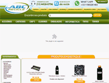Tablet Screenshot of abcrecicle.com.br